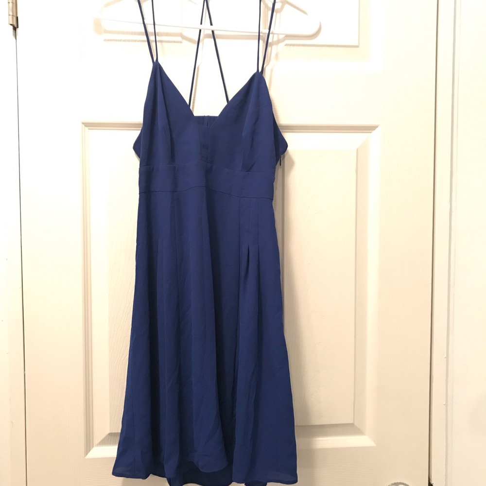 Blue express dress. Size 4.